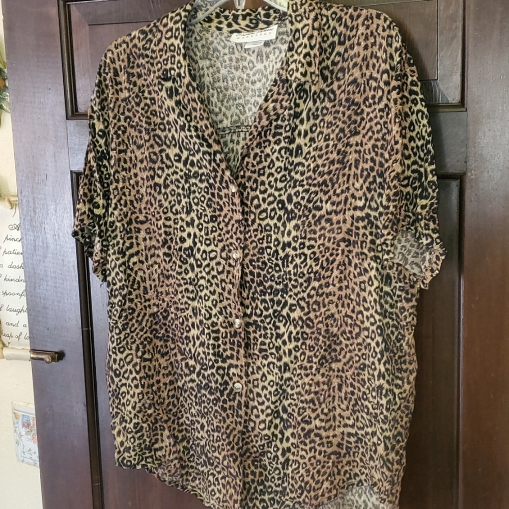 #8 Vintage Leopard Top